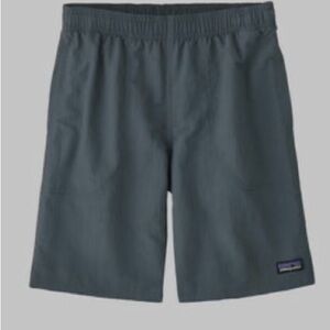 Patagonia Kids' Baggies™ Shorts 7" - Lined, Color Plume Grey, Size XL